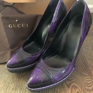 Gucci purple shoes size 9.5